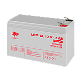 Акумулятор гелевий LPM-GL 12V - 7 Ah, фото 3