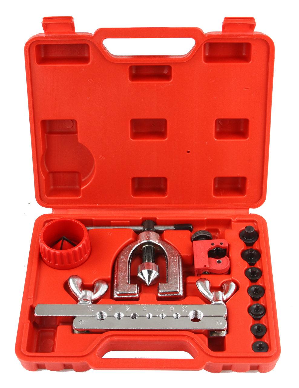 Професійний комплект для виготовлення гальмівних шлангів 11 ел Mar-Pol M57751 в кейсі, фото 1