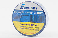 Лента изоляционная Eurosky 25 метров синяя