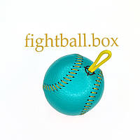 Fightball box тренажер для боксу на реакцію бойовий м яч на гумці італійська шкіра файтбол fight ball