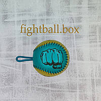 Fightball box тренажер для боксу на реакцію бойовий м яч на гумці італійська шкіра файтбол fight ball