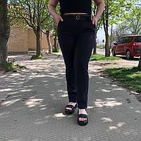 Женские лосины,4 кармана"Натали" Art: К71-3 Баталы 7XL(54-56)Темно-Серые