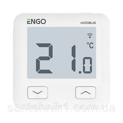 E10WMODBUS  - Інтернет термостат, MODBUS, Wi-Fi, білий, фото 2