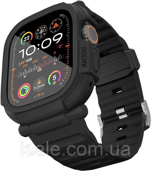 Чохол зі склом і ремінець Elkson Quattro Pro Rugged для Apple Watch Ultra 3/2/1 49 mm, фото 1