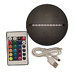 Акриловий 3D світильник - нічник Аніме Магічна битва Годжо Сатору 16 кольорів + пульт, фото 8