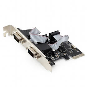 Картка розширення, PCI-Express на 2 серійні порти Gembird SPC-22 — MegaLavka