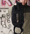 Велика чоловіча сумка бананка BRADLEY T2 нагрудна тактична MK, фото 2