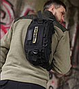 Велика чоловіча сумка бананка BRADLEY T2 нагрудна тактична MK, фото 3