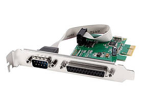 Картка розширення PCI-Express для COM-порту та LPT-порту Gembird PEX-COMLPT-01 — MegaLavka