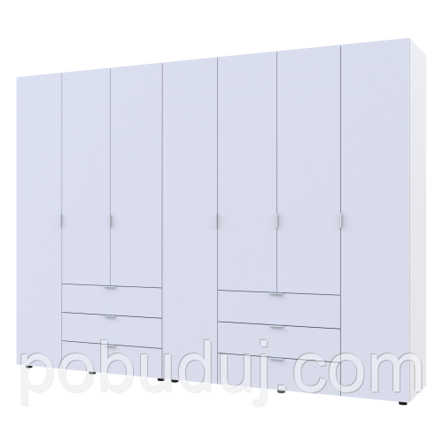 Шафа для одягу Doros Гелар 42002120 комплект білий 271,2х49,5х203,4см (1782247649), фото 1