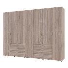 Шафа для одягу Doros Гелар 42002127 комплект Cонома 271,2х49,5х203,4см (1782247678)