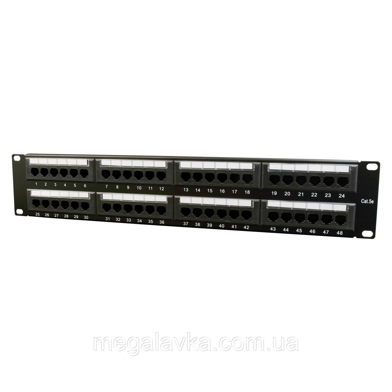 Патч панель, Cat 5e, 48 портів, UTP Cablexpert NPP-C548CM-001 — MegaLavka, фото 1