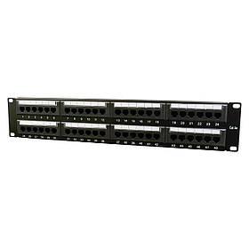 Патч панель, Cat 5e, 48 портів, UTP Cablexpert NPP-C548CM-001 — MegaLavka