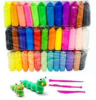 Різнокольоровий повітряний пластилін 36 кольорів