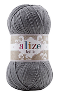 Пряжа Bella-100-87 темно-сірий