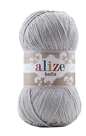 Пряжа Bella 100-21 сірий