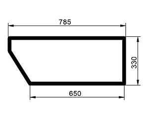 Скло дверне нижнє JCB 520 827/80191-А