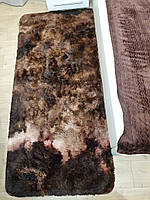 Килимки-травка коричневий 150х200 см. Килимки для підлоги. Килими у будинок. Приліжкові килимки трава коричневі