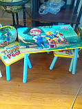 Набір дитячих меблів G002-281 (дитячий столик і стільчики), дерево. КИЇВ, фото 2