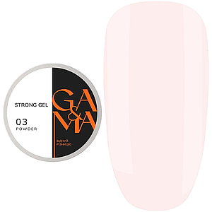 Гель для нарощування GaMa Strong Gel №003 Powder, 30 мл пудровий