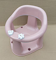 Стільчик крісло дитяче для купання для дівчинки на присосках