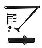 Дотягувач дверний RYOBI 1500 D-1504 STD ARM c ножицями чорний, фото 2