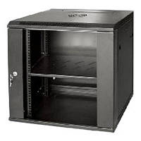 Шкаф настенный Kingda 12U 19" 600x450 RAL9004 (KD-007-6412)