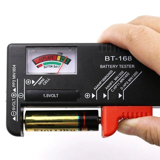 Тестер батареї 18650 акумулятора електронний ANENG BT-168