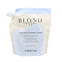 Синяя пудра для быстрого осветления Inebrya Blondesse Ultra Fast Lightener - 9 Tones, 500г