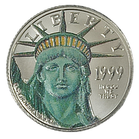 Інвестиційна платинова монета "Американський орел" 3,11 г