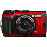 Цифровой фотоаппарат Olympus TG-6 Red (Waterproof - 15m; GPS; 4K; Wi-Fi) (V104210RE000)