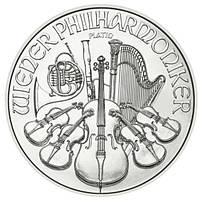 Інвестиційна платинова монета "Віденська філармонія" 31,1 грам