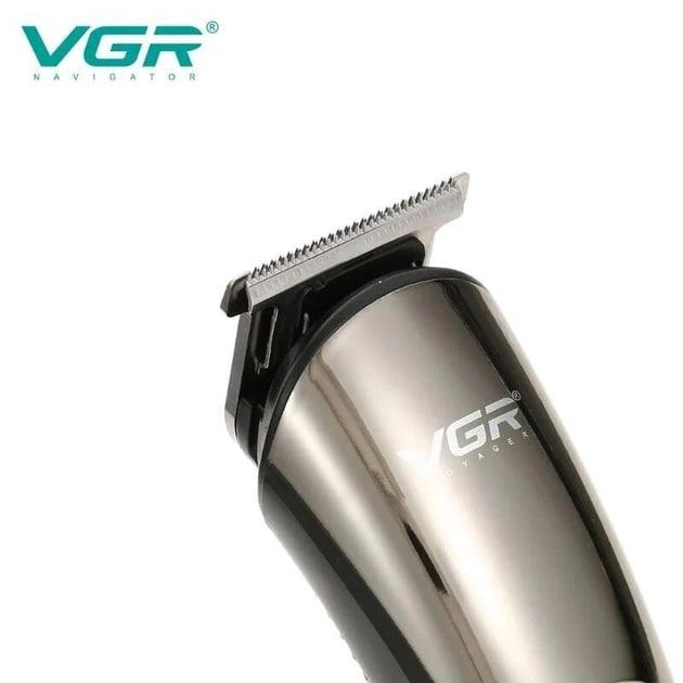 Многофункциональный триммер для стрижки волос и бороды VGR Аккумуляторная машинка для стрижки 5W IPX6 - фото 8 - id-p2183775164