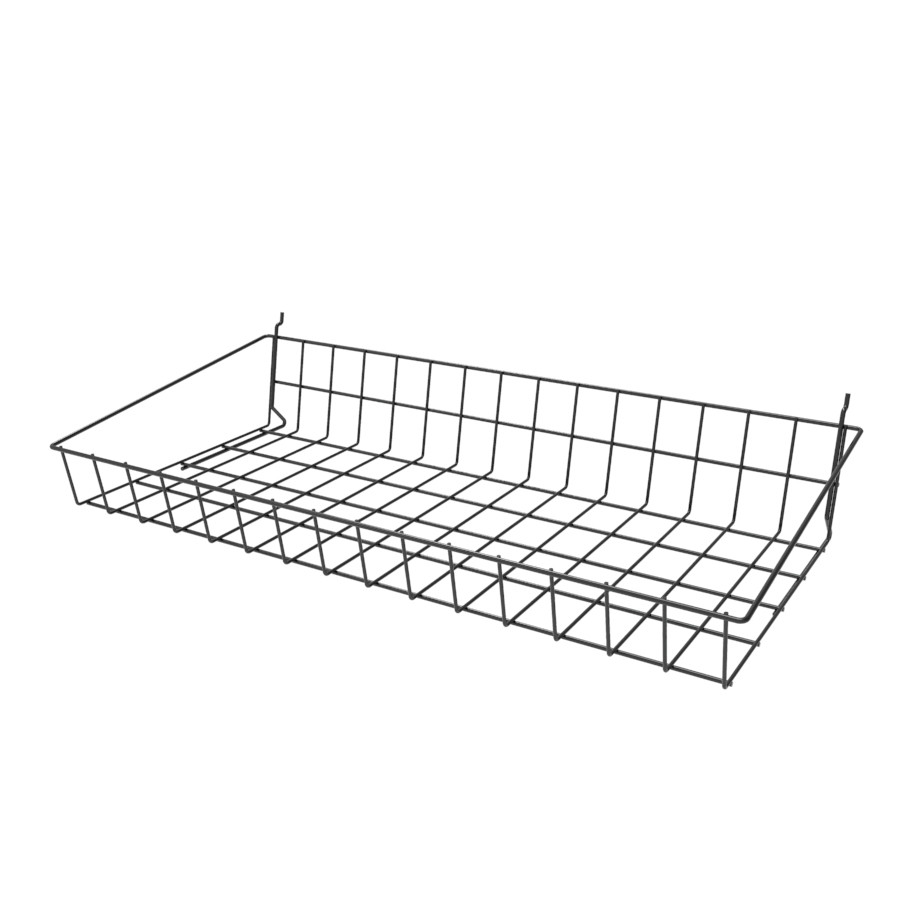 Кошик прямий до стелажу "Єва-60", чорний