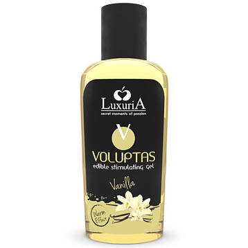 Intimateline Luxuria Voluptas Edible Massage Gel Warming Effect Vanilla 100 Ml, фото 1