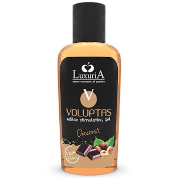Intimateline Luxuria Voluptas Edible Massage Gel Warming Effect Choconut 100 Ml, фото 1