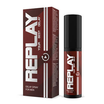 Спрей-пролонгатор для чоловіків Intimateline Replay Delay Spray Retardant Moisturizing Effect, 20 мл, фото 1