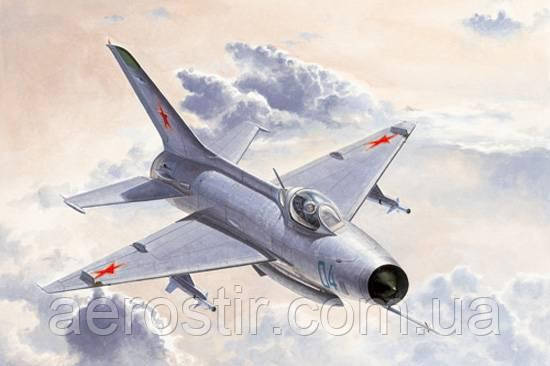 MiG-21 F-13/J-7 Fighter 1/48 Trumpeter 02858, фото 1