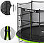 Батут із сіткою та сходами Zipro Jump Pro FT 10 312 см Чорно-салатовий, фото 4