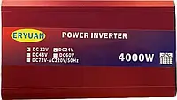 Инвертор преобразователь напряжения с 12V/24V 220V 4000W (Реально 1700Вт) LCD SMART 2A инвертор повышающий