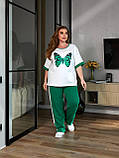 Жіночий спортивний костюм великого розміру новинка 2024, фото 7