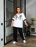 Жіночий спортивний костюм великого розміру новинка 2024, фото 8