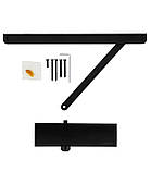 Дотягувач дверей RYOBI 1200 D-1200Т SLD HO ARM з ковзною шиною чорний, фото 7