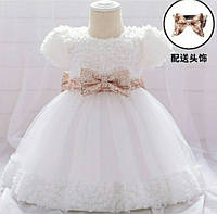 Святкова біла сукня  для дівчинки 1- 2 роки. розмір 80,90