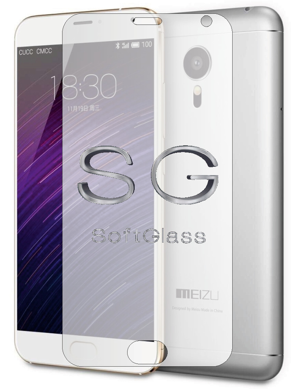 М'яке скло для Meizu MX5 на екран поліуретанове SoftGlass