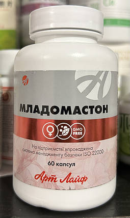 Індол-3 карбінол "Младомастон" — мастопатія, ендометріоз; рак молочної залози 60 шт., Арт Лайф, фото 4