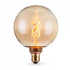 LED лампа VIDEX Filament VL-DNA-G125-A 3.5W E27 1800K Amber, фото 2