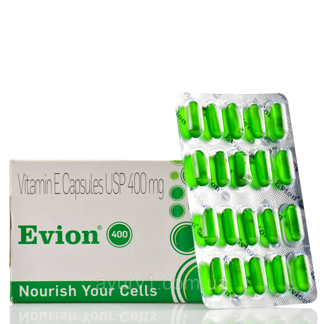 Витамин Е 400мг Evion Procter & Gamble health 20 желейных капсул