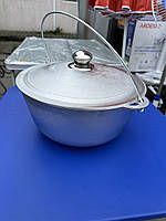 Котелок (казан) кухонно-туристический Brizol алюминиевый 8 литров
