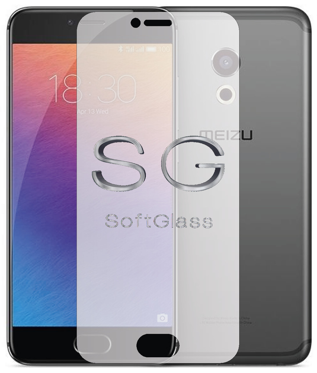 М'яке скло для Meizu Pro 6 на екран поліуретанове SoftGlass